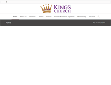 Tablet Screenshot of kingschurchaz.com